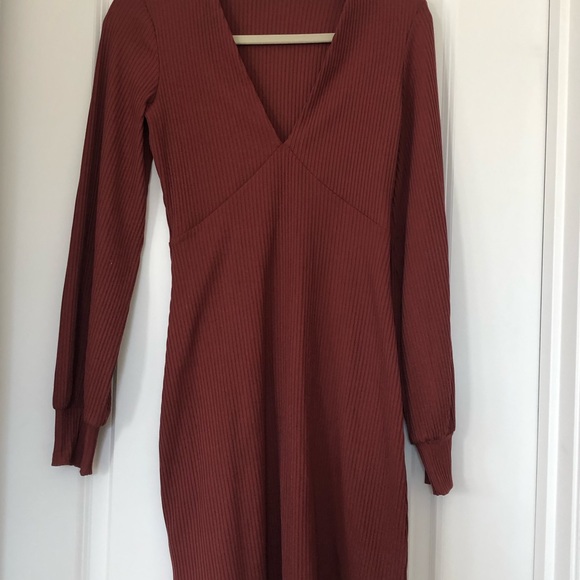Aritzia Wilfred Jeanne dress cider gold size small - Picture 3 of 3